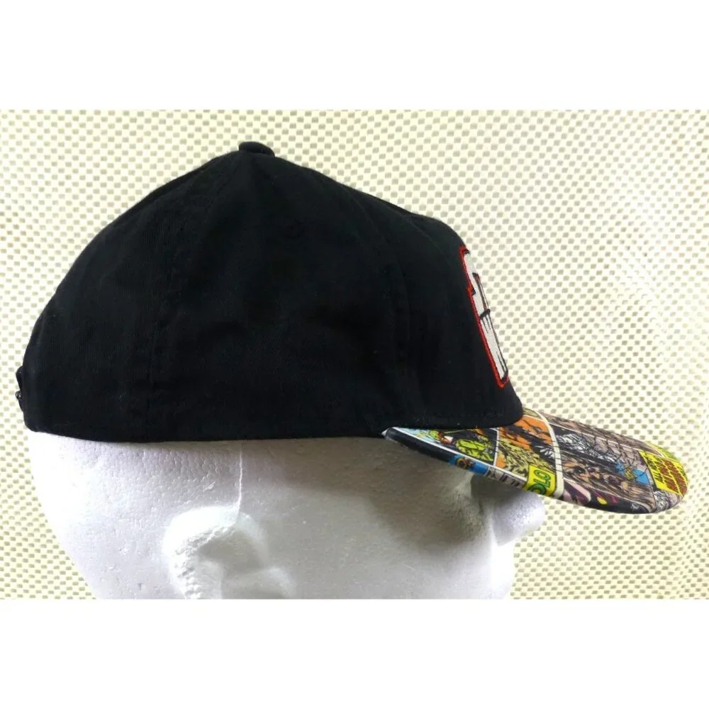 Star Wars Youth Snapback Hat Black With Comic Print‎ Brim Adjustable Fit